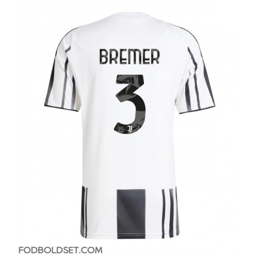 Juventus Gleison Bremer #3 Hjemmebanetrøje 2025-26 Kortærmet